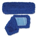 Mops | Gritt Commercial GRI182243PK 24 in. x 5 in. Microfiber Looped Dust Mop Pad Head - Blue (3/Pack) image number 7