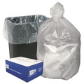 Trash Bags | Ultra Plus 1506824 24 in. x 24 in. 10-Gallon 8 mic. Can Liners - Natural (1000/Carton) image number 0