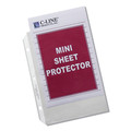 Office Jansan | C-Line 62058 8.5 in. x 5.5 in. 2 in. Heavyweight Polypropylene Sheet Protectors - Clear (50/Box) image number 2