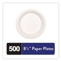 Labor Day Sale! Save $30 off $199! | Chinet 21227 8.75 in. Paper Plate Dinnerware - White (500/Carton) image number 2
