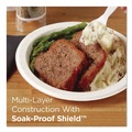 Office Jansan | Dixie UX7PATH Pathways Soak-Proof Shield 6.88 in. Paper Plates - Green/Burgundy (125/Pack, 8 Packs/Carton) image number 4