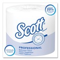 Cleaning & Janitorial Supplies | Scott 5102 Essential Septic Safe Standard Roll Bathroom Tissue for Business - White (1210 Sheets/Roll, 80 Rolls/Carton) image number 1