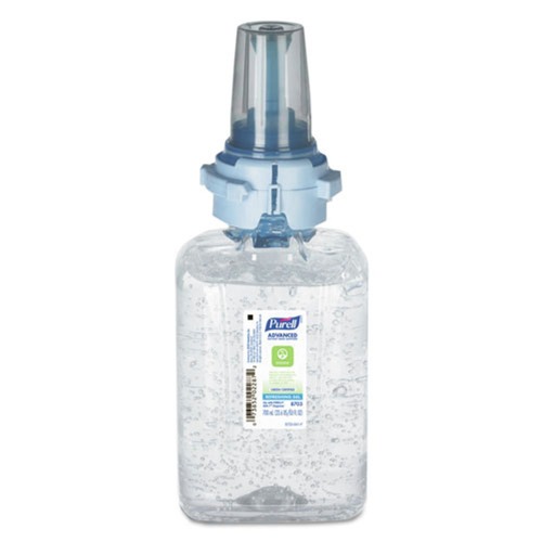 Hand Sanitizers | PURELL 8703-04 700 mL Fragrance Free Green Certified Advanced Refreshing Gel Hand Sanitizer for ADX-7 (4/Carton) image number 0