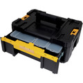 Storage Systems | Dewalt DWST17803 12-1/4 in. x 16-3/4 in. x 6-7/8 in. TSTAK III Single Deep Drawer Organizer - Black/Yellow image number 2