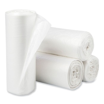 Pitt Plastics 33 in. x 39 in. 1 mil. 33 gal. Eco Strong Plus Can Liners - Natural (150/Carton)