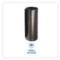 Trash Bags | Boardwalk X7658AKKR01 38 in. x 58 in. 60 gal. 1.5 mil Reprocessed Resin Perforated Roll Can Liners - Black (100/Carton) image number 4