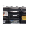  | Safco 7770BL Onyx 19 in. x 59 in. x 15.25 in. 20-Compartment Mesh Literature Sorter - Black (1/Carton) image number 1