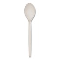 Early Labor Day Sale | WNA EPS003 Plant Starch Spoon - 7-in (50/Pack, 20 Pack/Carton) image number 0