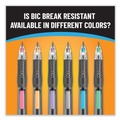 Pencils | BIC MV7PRP2-BLK 0.7 mm HB (#2) Break-Resistant Mechanical Pencils with Erasers - Black Lead, Assorted Barrel Colors (2/Pack) image number 4