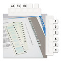  | Redi-Tag B31005 Legal Index Tabs, 1/12-Cut Tabs, A-Z, White, 0.44-in Wide, 104/pack image number 1