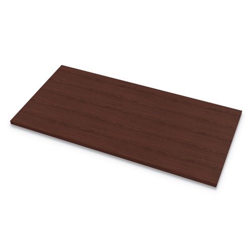 Office Desks & Workstations | Fellowes Mfg Co. 9650401 Levado 48 in. x 24 in. Laminated Table Top - Mahogany image number 0