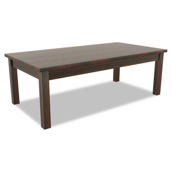 Alera Valencia Series 47.25 in. x 19.13 in. x 16.38 in. Rectangle Occasional Table - Mahogany