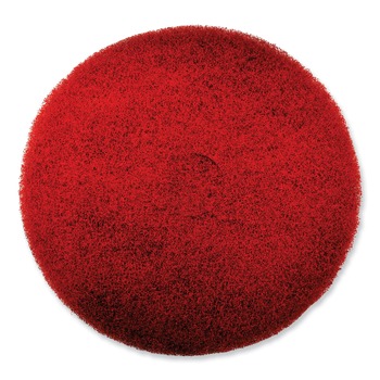 SC Johnson EZ CARE 16 in. Heavy-Duty Scrub Pad - Red/Gray (5/Carton)