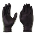Disposable Gloves | Ammex GWBEN48100 6 mil Powder-Free Nitrile Exam Gloves - X-Large, Black (1000/Carton) image number 3