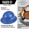 Hard Hats | Klein Tools 60249 20kV Non-Vented Full Brim Hard Hat - Blue image number 1