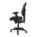  | Alera ALEEL4215 Elusion Series Supports Up to 275 lbs. 17.7 in. to 21.4 in. Seat Height Mesh Mid-Back Multifunction Chair - Black image number 3