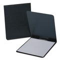 File Folders | Oxford 71606 8.5 in. x 14 in. 2 in. Capacity Two-Prong Metal Fastener Pressboard Report Cover with Reinforced Top Hinge - Black image number 0