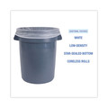 Bulk Savings Pricing 2 | Boardwalk H6639HWKGR1 33 in. x 39 in. 33 gal. 0.6 mil Perforated Roll Low-Density Waste Can Liners - White (150/Carton) image number 5