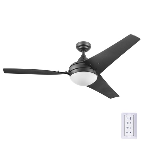 Ceiling Fans | Honeywell 51800-45 52 in. Remote Control Contemporary Indoor LED Ceiling Fan with Light - Espresso image number 0