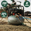 Portable Air Compressors | Metabo HPT EC914SM THE TANK 1.3 HP 6 Gallon Portable Pancake Air Compressor image number 2