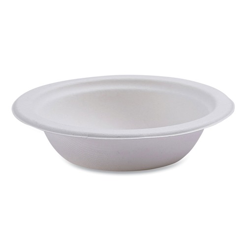 Bowls and Plates | Eco-Products EP-BL12PK 12 oz. Renewable Sugarcane Bowls - Natural White (50/Packs) image number 0