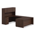 Office Desks & Workstations | Alera AE1NZK-S3672UF HRG 72 in. x 36 in. x 29 in. Seville Series Single Right Pedestal Desk - Mahogany image number 5