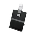 Office Jansan | 3M DH340MB 150 Sheet Capacity Fold-Flat Freestanding Desktop Plastic Copyholder - Black/Silver Clip image number 1