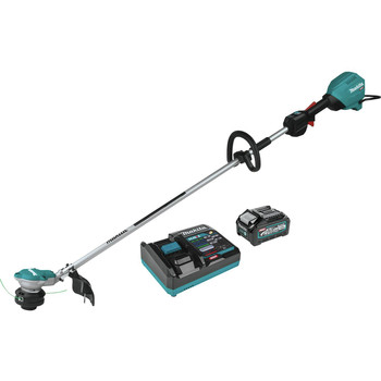 TRIMMERS | Makita GRU01M1 40V max XGT Brushless Lithium-Ion 15 in. Cordless String Trimmer Kit (4 Ah)