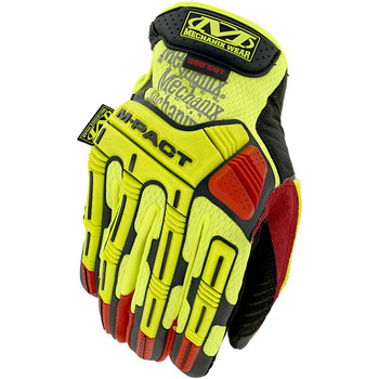 Mechanix Wear SMP-X91-011 360 Gloves Hi-Viz M-Pact D4 - XL, Fluorescent Yellow