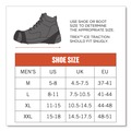 Fall Protection | Ergodyne 16755 Trex 6300 One Piece Slip-on Ice Cleats - X-Large Black (1-Pair) image number 6