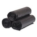 Trash Bags | Inteplast Group S334016K 33 gal. 16 microns 33 in. x 40 in. High-Density Interleaved Commercial Can Liners - Black (25 Bags/Roll, 10 Rolls/Carton) image number 0