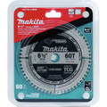 Circular Saw Accessories | Makita A-99998 6-1/2 in. 60T (TCG) Carbide-Tipped Cordless Plunge Saw Blade image number 1