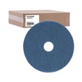  | Boardwalk BWK4020BLU 20 in. Diameter Scrubbing Floor Pads - Blue (5/Carton) image number 1