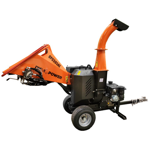 Chipper Shredders | Detail K2 OPC505AE 5 in. - 14 HP Autofeed Wood Chipper with Electric Start KOHLER CH440 Command PRO Commercial Gas Engine image number 0