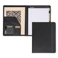  | Samsill 71220 Slimline Leather-Look/Faux Reptile Trim Writing Pad Padfolio - Black image number 3