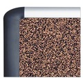  | MasterVision MVI270501 72 in. x 48 in. Tech Cork Board - Tan Surface, Silver/Black Aluminum Frame image number 3