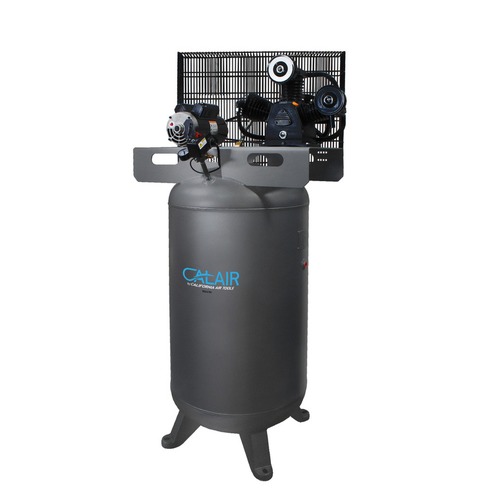 Stationary Air Compressors | California Air Tools CAIR-80050BD 5 HP 80 Gallon ASME Tank One-Stage Oil-Lubricated Belt Driven Air Compressor image number 0
