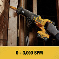 Reciprocating Saws | Dewalt DCS368W1 20V MAX XR Brushless Lithium-Ion Cordless Reciprocating Saw with POWER DETECT Tool Technology Kit (8 Ah) image number 11