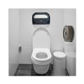 Just Launched | Boardwalk BWK-1000 14.17 in. x 16.73 in. Premium Half-Fold Toilet Seat Covers - White (1000/Carton) image number 7