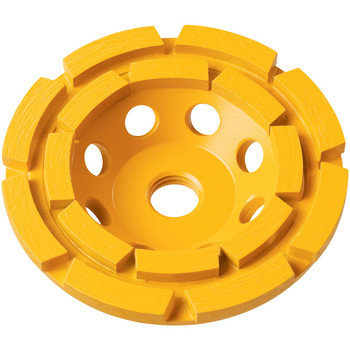 GRINDING WHEELS | Dewalt DW4772 4 in. Double Row Diamond Cup Grinding Wheel