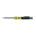 Screwdrivers | Klein Tools 32614 4-in-1 Electronics Multi-Bit Pocket Screwdriver Set with Professional Phillips and Slotted Bits image number 3