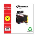 Ink & Toner | Innovera IVRCNCLI221Y 510 Page-Yield Remanufactured Replacement for Canon CLI-221Y Ink Cartridge - Yellow image number 1