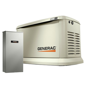  | Generac Guardian Series 22 KW/19.5 KW Air Cooled Home Standby Generator with Wi-Fi with Whole House 200 Amp Transfer Switch (non CUL)