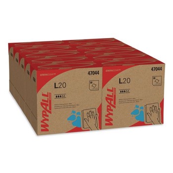 WypAll L20 9.1 in. x 16.8 in. 4-Ply Towels in a POP-UP Box - White (88/Box, 10 Boxes/Carton)