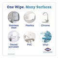 Cleaning Cloths | Clorox Healthcare 31757 6.75 in. x 8 in. 1-Ply VersaSure Cleaner Disinfectant Wipes - Fragranced White (6/Carton) image number 8