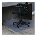  | Alera CM2E232ALEPL 45 x 53 All Day Use Non-Studded Chair Mat for Hard Floors - Clear image number 7
