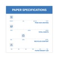 Office Jansan | Hammermill 10288-9 Colors 20 lbs. 8.5 in. x 11 in. Print Paper - Gray (500/Ream) image number 2