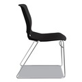 Office & Office Supplies | HON HMS1.N.ON.Y Motivate Supports Up to 300 lbs. High-Density Stacking Chairs - Onyx/Black/Chrome (4/Carton) image number 2