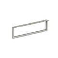 Office Desks & Workstations | HON HLSL307O.T1 Voi 2 in. x 29.75 in. x 7 in. O-Leg Support for Low Credenza - Platinum Metallic image number 0