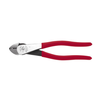 Klein Tools D243-8 8 in. High-Leverage Diagonal Cutting Pliers with Wire Stripping Holes